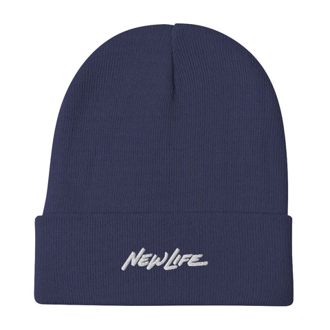 New Life - Embroidered Beanie