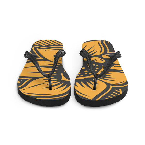 Sunflower Flip-Flops