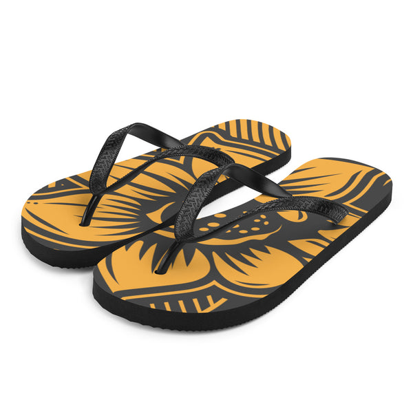 Sunflower Flip-Flops