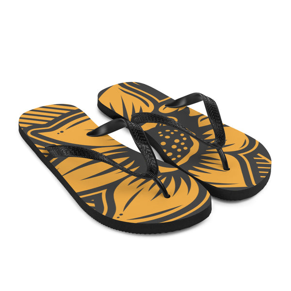 Sunflower Flip-Flops