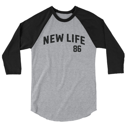 New Life 86 - 3/4 sleeve raglan shirt